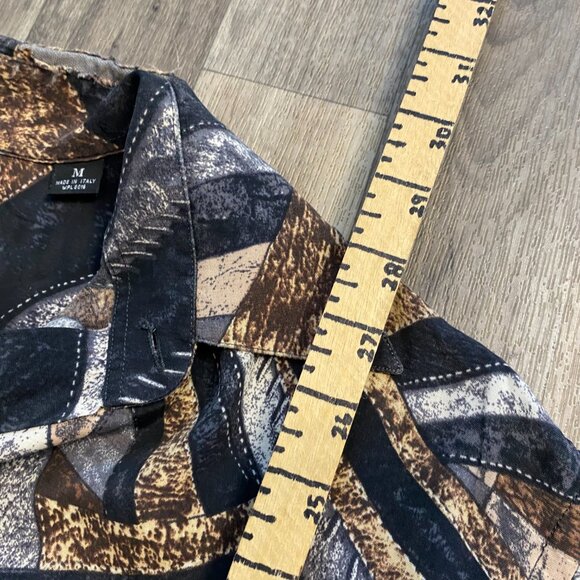 Riscatto Italia Abstract Men's Button Down Size Medium Poor Condition - Picture 8 of 8